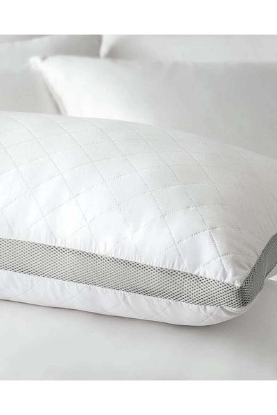 Eponj Home 50x70cm Pernă albă ortopedică respirabilă cu aer condiționat