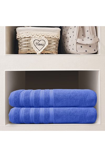 Hotel Linen Klub 600-GSM Cotton Terry Bath Towel Set - Soft & Highly Absorbent, Quick-Dry