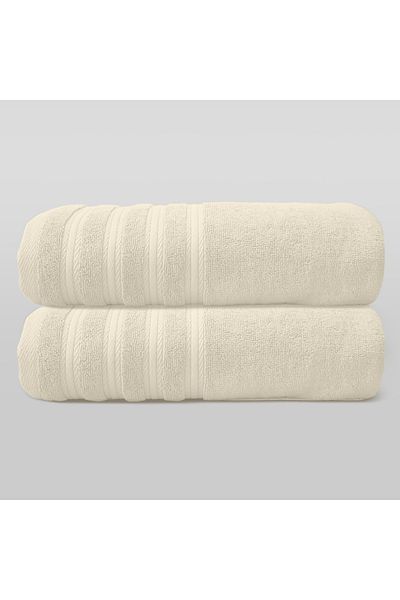 Hotel Linen Klub 600-GSM Cotton Terry Bath Towel Set - Soft & Highly Absorbent, Quick-Dry