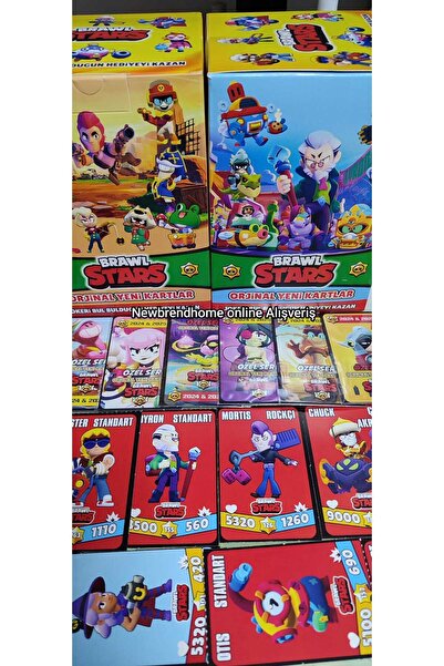 Emrah Gültekin سلسلة جديدة من بطاقات شخصيات لعبة Brawl Stars (50 حزمة 100 بطا...