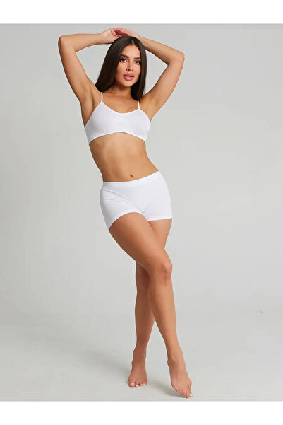 MİSTİRİK Moncorno Μοντέλο Μη Σημειωτικό Σφίξιμο Comfort Seamless Αθλητικός Boxer Λευκό Χρώμα