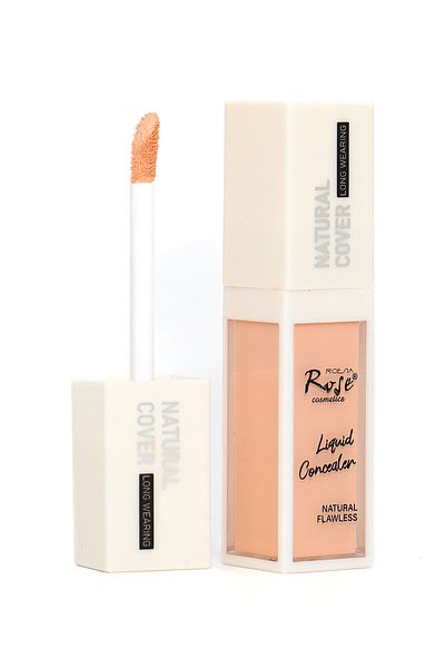Cosha Beauty Rose Natural Cover Liquid Concealer Brushed Concealer