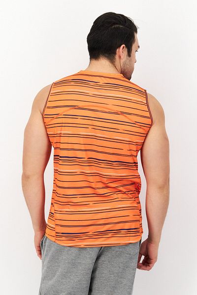 Asics Men Sportswear Fit Sleeveless Running Vest, Mutlicolor