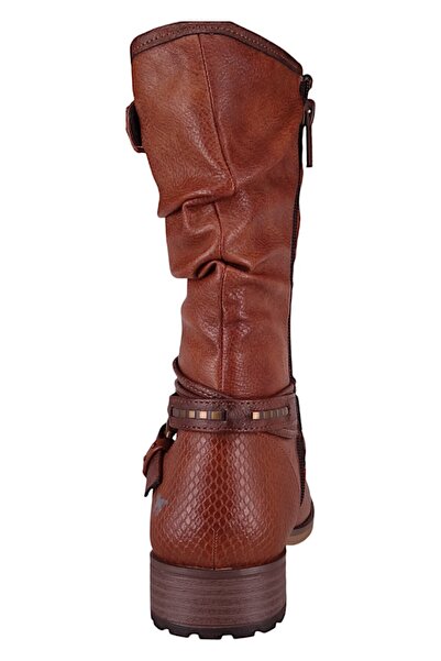 Mustang Damen Elegante Stiefel 1139624 Braun 307 Cognac Kunstleder