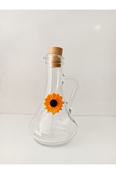 ADAMODART Sunflower Glass Figured Oil Bowl
