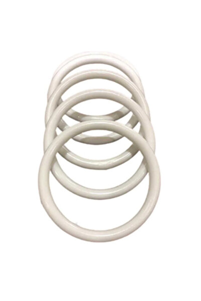 Kardelux حلقة بلاستيكية مقاس 4.5 سم - 10 حلقات من الألياف