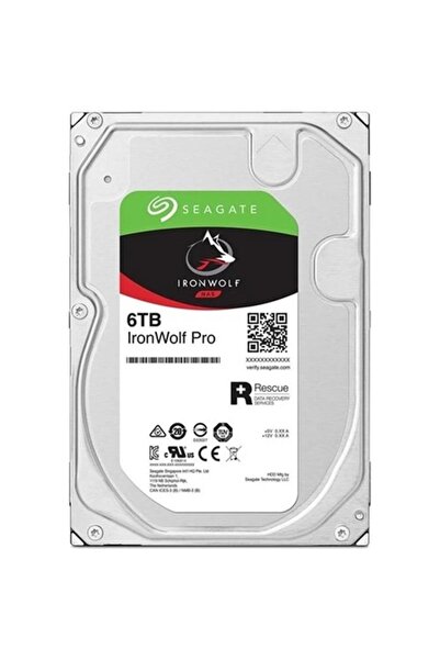 Seagate 6 TB SEAGATE 3.5 IRONWOLF PRO SATA3 7200RPM 256MB ST6000NT001 (5 YIL ...