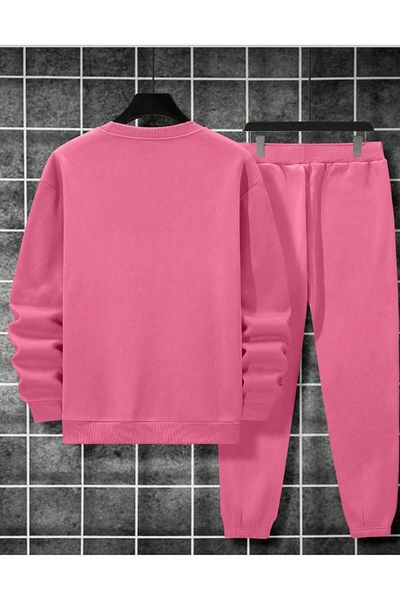 CAST COLLECTİON Ανδρικό κοστούμι αθλητικής φόρμας ροζ Balance Summer Oversize