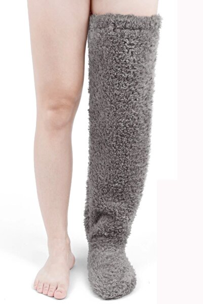 SAUNA SUIT Women's Long Welsoft Plush Sleeping Socks | Over-The-Knee Room Socks, Comfortable and Flexible Construction