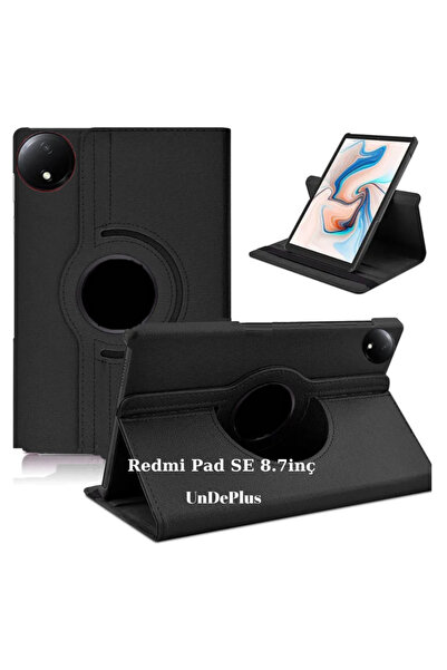 UnDePlus Xiaomi Redmi Pad SE 8.7inç Kılıf 360 Dönebilen Standlı Case (RedmiPa...