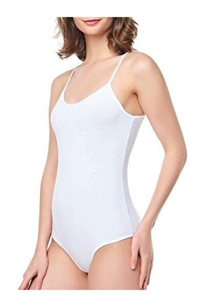 USLULAR 6'lı Paket Seher Ip Askılı Kadın Çıtçıtlı Body