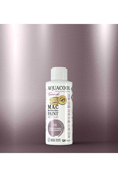Aquacool Trend Su Bazlı Akrilik Dönüşüm Boyası 910 Pembe Kuvars 120ml