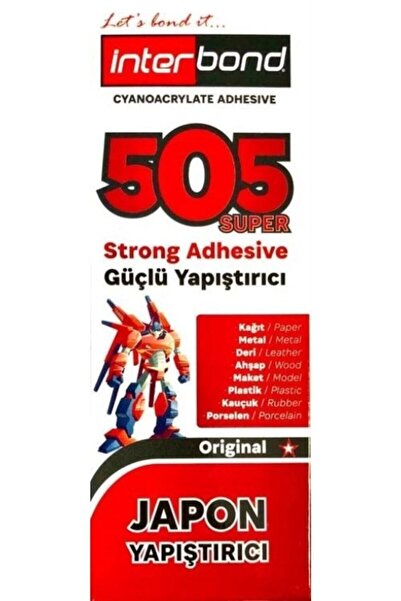 INTERBOND 505 Süper Japon Yapıştırıcı 20gr.