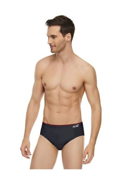 Tutku Elit حزمة رجالية سوداء مكونة من 3 قطع من القطن الليكرا بحزام