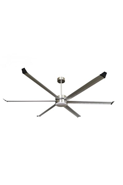 Oğuzhan İzmir Dc Motor Gümüş - 203 Cm. Aydınlatmalı Ve Uzaktan Kumandalı Endü...