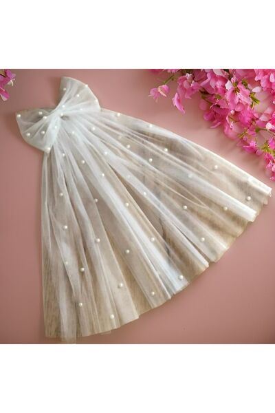 bbays new trend حجاب على شكل فيونكة لفستان الزفاف - لحفلات الزفاف والحجاب، قب...