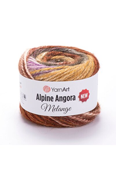 Yarnart ALPIN ANGORA MELANGE Fir pentru tricotat manual