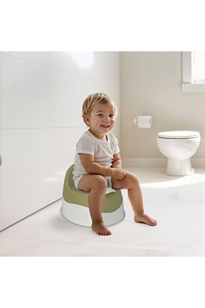 DOLU OYUNCAK ÇocukTuvalet Klozet Lazımlık - Yeşil