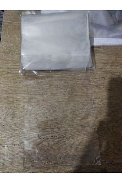 MERT AMBALAJ ÜRÜNLERİ 13*20 Tape-Free Gelatin Bag Shiny Cookie and Confectionery Bag 150 Pieces