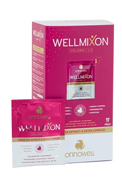 ONNOWELL Wellmixon 30’lu Tip 1-2-3 Kolajen, Glukomannan, Glutatyon,KALSİYUM , YULAF EXTRACT, MAGNEZyum