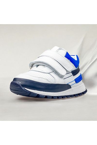 JOJO KIDS adidași ortopedici pentru băiat din piele naturală, talpă anti-alunecare