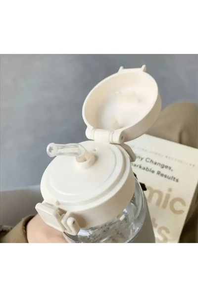 Silpus Hankparson Water Bottle - Leak Proof and Straw