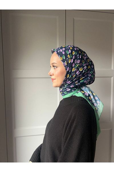 Modakaşmir Moonlit Pattern Bamboo Scarf