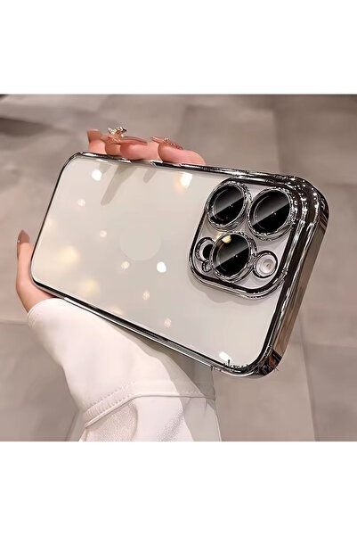 m.tk moveteck İphone 16 Pro Max Kılıf Tam Kamera Korumalı Metalik Parlak Renk...