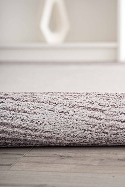 Serente Home Modern Patterned Washable Non-Slip Base Chenille Anthracite Light Gray Living Room Carpet 4122