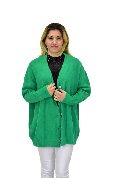 BAGLAN Women's Knitwear Buttoned Cardigan 24153 Bgl-St04067