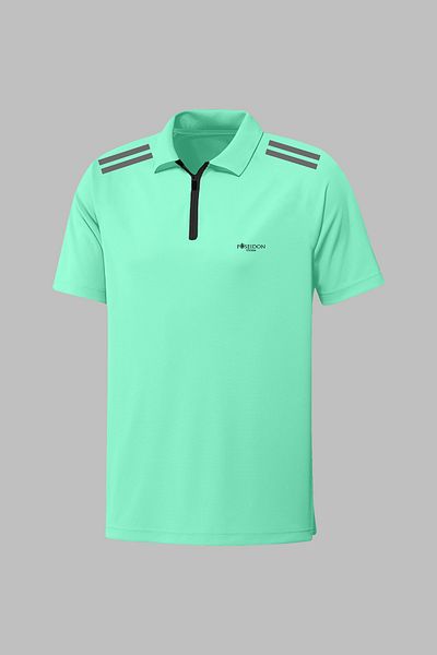 POSEIDON STORM Ανδρικό κοντομάνικο μπλουζάκι Water Green Vision Pro Kuma Casual και άνετο S-3XL