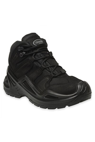 Scooter 3102G Combat Deri Postal Nubuk Siyah Unisex Bot