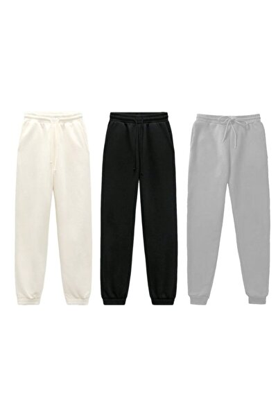 JustBS Χειμερινή βαμβακερή φούτερ σετ 3 τεμαχίων