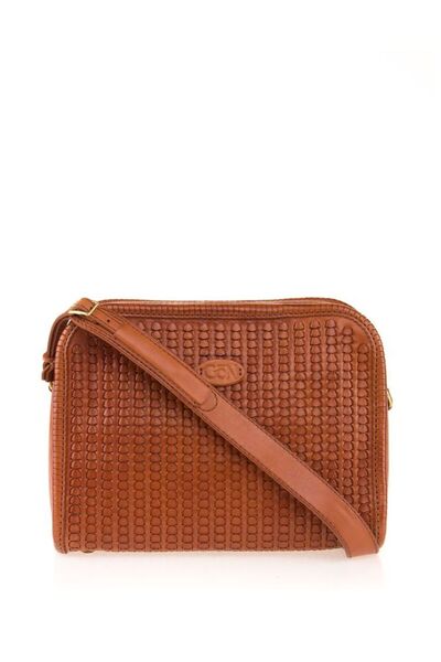 GÖN Hand Made Taba Kadın Çapraz Askılı Çanta Orek