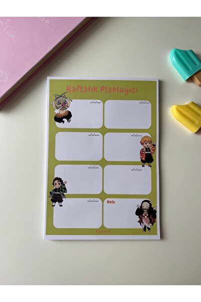 Hara Company Demon Slayer (Demon Slayer) Animație Planificator Săptămânal A5