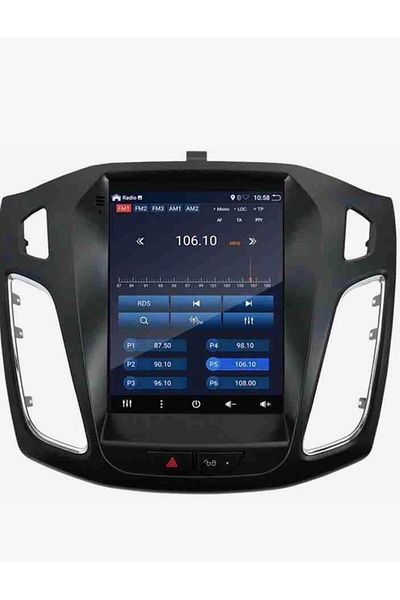 TRM Ford Focus 2012 - 2018 Android Tesla Tape Frame (9.7 Inch) - Socket - Canbus