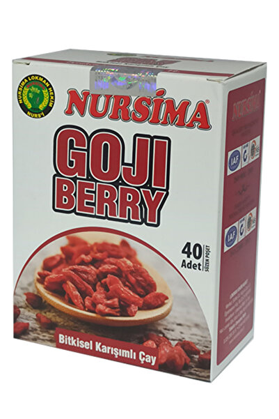 Nursima Goji Berry Bitkisel Karışımlı Çay 40 'lı Süzen Poşet