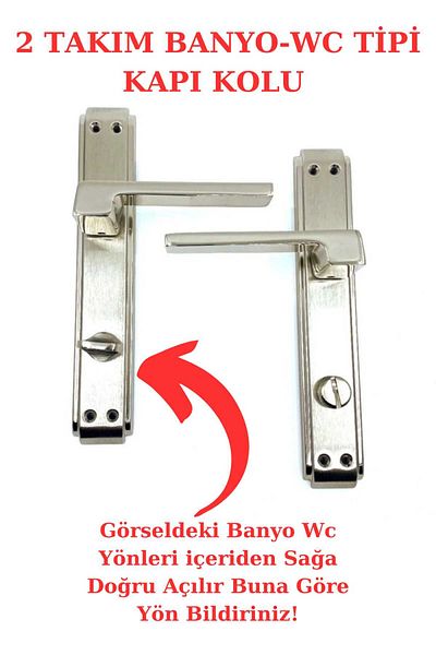 ARON (7 Sets) Phoenix Mirrored Nickel Satin 3+1 Apartment Set - Aluminum/Steel Door Handle