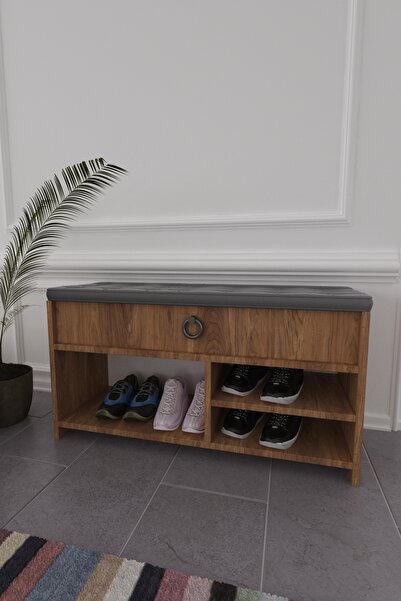 moka park avm Özel Tasarım Tek Çekmeceli Bölmeli 3 Raflı Modern Ayakkabılık