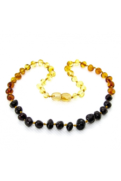 Arden Global Yetişkin Kehribar Kolye Orijinal Sertifikalı Gökkuşağı Renk