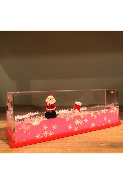 GIFTPALACE Batmayan Noel Baba Figürü (PEMBE)