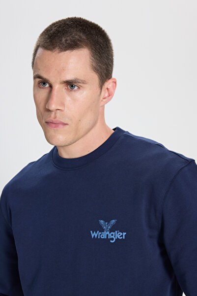 WRANGLER Erkek Bisiklet Yaka Regular Fit Sweat