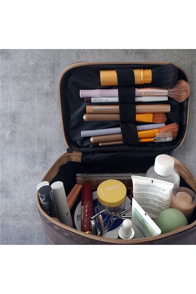 J.PARS Travel Makeup Organizer Τσάντα Μακιγιάζ Πολυλειτουργική Καλλυντική Τσάντα 20x15x13