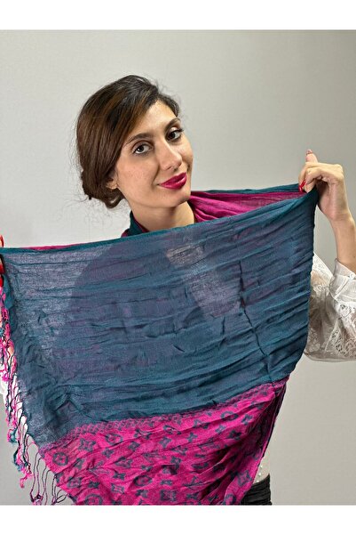 Gönülden Tasarım ΦΛΟΡΑΛ ΧΡΩΜΑΤΟΣ ΓΥΝΑΙΚΕΙΟ ΣΑΛΙ ΦΟΥΛΑΡΙ 180Χ70 ΕΚ