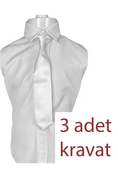 skycott Cravată pentru copii din 3 piese cravată pentru copii gata cu elastic