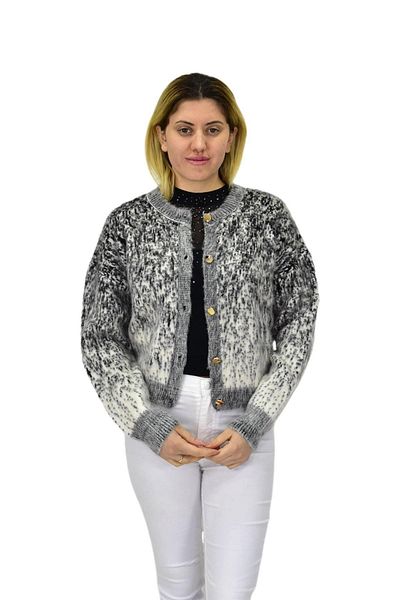 GÜLSELİ Women's Soft Knitwear Cardigan Bgl-St04089