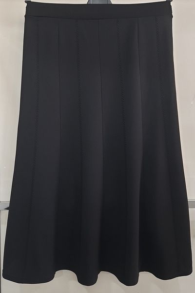 N.Y.YILDIZ Star New 1,Sinif - Plus Size Scuba Skirt with Stretch and Buttons