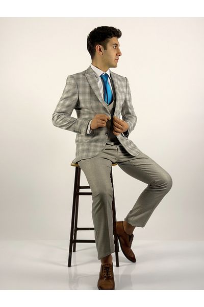 ZENELLİ Mixed Vest Suit
