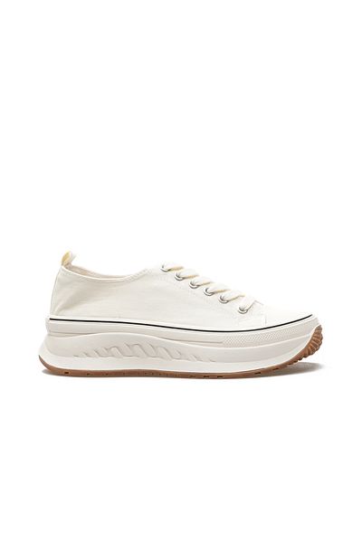 Lufian Pantofi textile casual pentru femei Shay - 24k 121230006   Z Alb