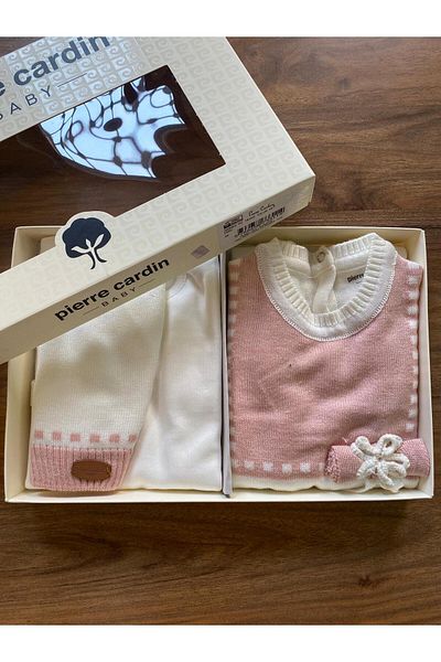 Pierre Cardin Long Sleeve Knitwear Jumpsuit Set of 3